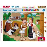 Puzzle 100 piese - Fata babei si fata mosneagului Noriel