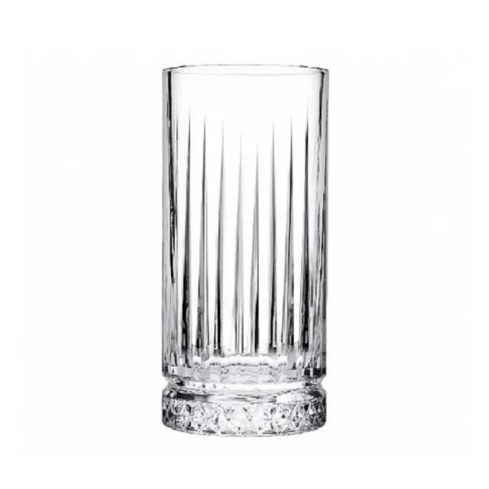 Pahar, de sticla, Long Drinks, 460 ml, transparent, 14.5 cm inaltime, 7.5 cm diametru la baza si la deschidere, perfect pentru a savura long drinks