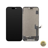 Display cu Touchscreen ZY pentru Apple iPhone 15 Plus cu Rama Versiune LCD In-Cell Negru