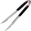 Clește Grătar Metalic, 40cm, M&acirc;nere Plastic, Negru, Oem