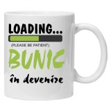 Cana alba personalizata &quot;bunic in devenire&quot;, INOVATIX&reg;. 330ml