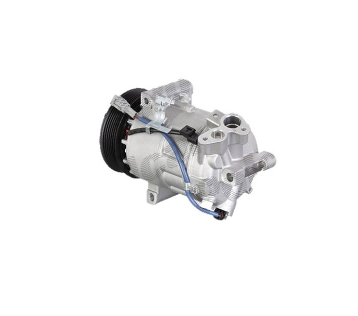 Compresor AC Renault Captur, 2013-; Clio, 2012- Motor 0.9 Tce; 1.2 Tce, Rola De 115 Mm, 6 nervuri, Tip Zexel: Vcs14ec, Priza: 15,5, SRL, Tip Gaz: R13