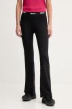 Dkny colanți culoarea negru, uni, DP5P3656