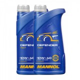 Pachet 2 litri Ulei Motor MANNOL Defender 10W40 (LSPI Protection) Hidrosintetic cu Ester