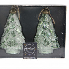 Set 2 decoratiuni pentru brad - Christmas Tree Emerald | Kaemingk