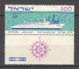 Israel.1963 Vaporul de pasageri Shalom-cu tabs MI.58