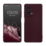 Husa Kwmobile pentru Xiaomi Redmi Note 12 Pro Plus 5G, Visiniu, Silicon, KWM000018DL007C, Carcasa