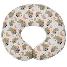 Perna pentru alaptare, 100% Bumbac, 60X60 cm, Appekids - Pink foto