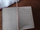 BIBLIA SAU SF. SCRIPTURA A VECHIULUI SI NOULUI TESTAMENT CU TRIMETERI 1938 TRAD. DUMITRU CORNILESCU. FORMAT NORMAL 20,5 X 13,5 CM. COPERTI ORIGINALE
