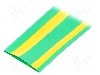 Tub termocontractant, 24mm, 30m, galben-verde, HELLERMANNTYTON - 333-32407