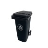 Container deșeuri 120L negru