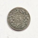 5 Rappen 1882 - Elvetia