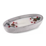 Lumanare parfumata aroma Sampanie Roz cm 21,5 x 8,5 x 4 H