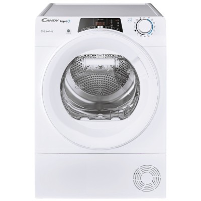 Uscator rufe automat Candy Rapido ROE H10A2TE-S, pompa de caldura, 10 kg, clasa A++, latime 60 cm, conectivitate Wi-Fi, Easy Cas foto