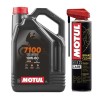 Ulei Motor Motul 7100 10W60, 4L, 100% Sintetic, Protectie Maxima, Vascozitate Stabila, Moto Sport/Touring