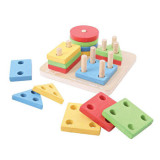 Joc potrivire - 4 forme geometrice, BigJigs Toys