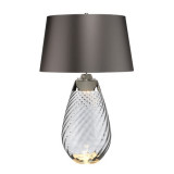 Veioza Lena 2 Light Large Smoke Table Lamp