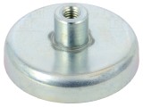 Magnet fix ferită &Oslash;47mm H20,5mm 180N oţel ELESA GANTER