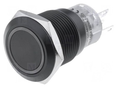 Comutator anti-vandalism 2 poziții SPDT 0.5A 220VAC 1A 24VDC foto