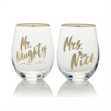 Cumpara ieftin Set 2 pahare - Mr. Naughty și Mrs. Nice | Creative Tops