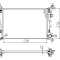 NRF 55341A Economy Class Radiator, racire motor