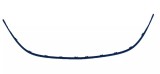 Ornament grila bara protectie, spoiler Opel Astra J, 2012-, montare fata, negru, RapidAuto, Rapid