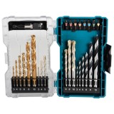 Makita E-07032 - Set accesorii insurubare si burghie mixte 27 bucati