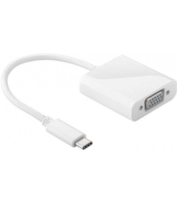 Adaptor USB Type C tata - VGA mama 0.2m alb Goobay foto