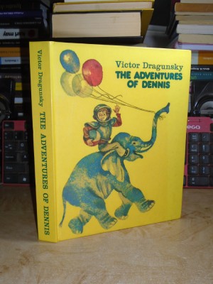 VICTOR DRAGUNSKY - AVENTURILE LUI DENNIS*ILUSTRATII ,MOSCOVA , 1985 (IN ENGLEZA) * foto