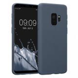Husa Kwmobile pentru Samsung Galaxy S9, Silicon, Albastru, 44089.202, Carcasa