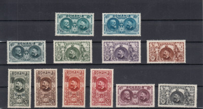 ROMANIA 1927 LP 76 SEMICENTENARUL INDEPENDENTEI SERIE MNH foto