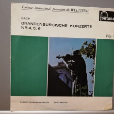 Bach – Brandenburger Concertos no 4,5,6 (1969/Fontana/RFG) - VINIL/RAR/NM