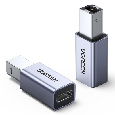 Adaptor Ugreen USB Tip C - USB Tip B Gri (US382) foto