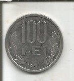 Moneda Romania 100 Lei 1994, circulata