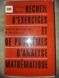 Recueil d`exercices et de problemes d`analyse mathematique- B. Demidovitch