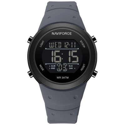 Ceas Barbati Naviforce 9246 Gri , Functii Multiple, Design Sport, Calendar, Rezistent la Apa 3ATM foto