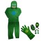 Set costum Eroi in Pijamale - Șopi - Greg - marimea S si manusa cu lansator, 3-5 ani, 100-110 cm