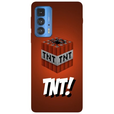 Husa compatibila cu Motorola Edge 20 model TNT Minecraft, Silicon, TPU, Viceversa foto