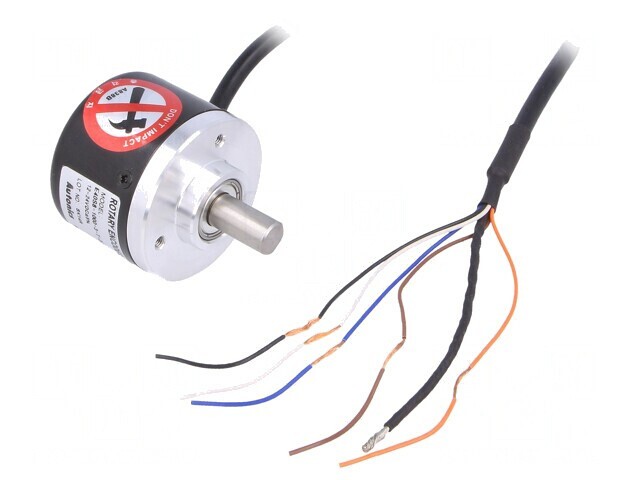 Codor incremental Ualim 12-24VDC 1000imp rotație IP50 ax 8mm