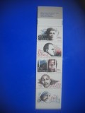 HOPCT TIMBRE SUEDIA MNH 974 PREMIUL NOBEL -CARNET -5 VALORI 1986-NESTAMPILAT