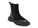 Ghete GRYXX negre, 481711, din piele intoarsa
