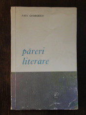 PARERI LITERARE -PAUL GEORGESCU foto