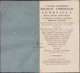 HST 5SP Specimen cognitionis decreti comitialis Ludovici I 1814 Claudiopoli