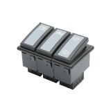 Panou comanda cu comutator universal 3 butoane