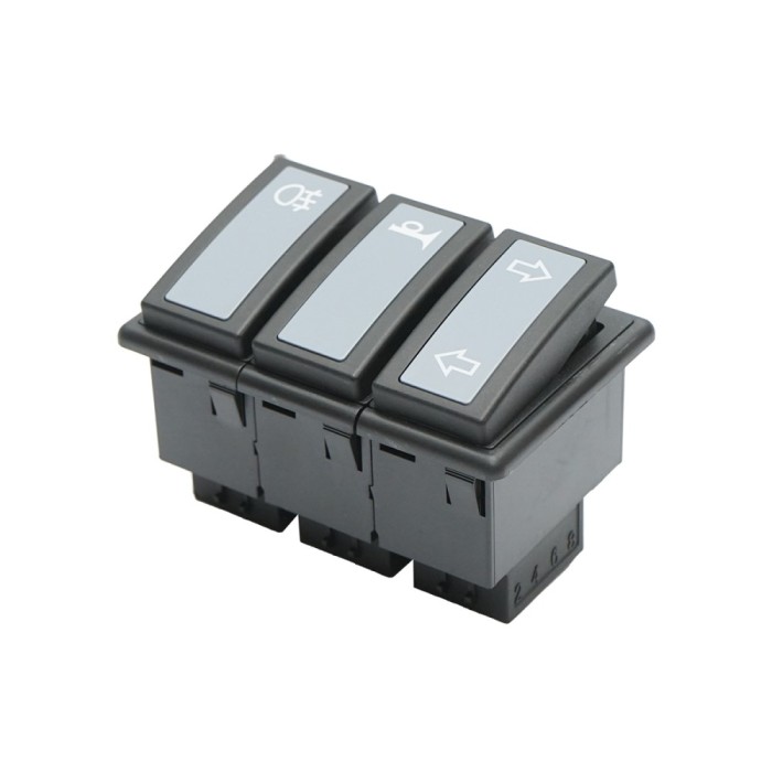 Panou comanda cu comutator universal 3 butoane