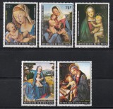 Volta Superioara 1972 - Fecioară cu Copil-Picturi de Raffael, D&uuml;rer,s.a.,PA, MNH, Nestampilat