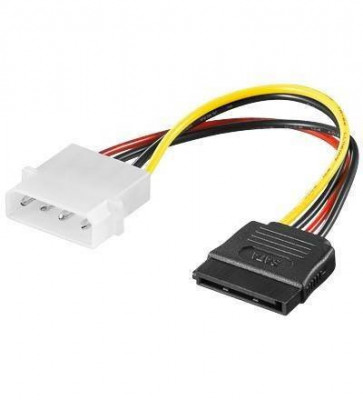 Cablu adaptor sata la molex 5.25 4 pini Goobay foto