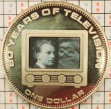 Insulele Cook 1 Dollar - Elizabeth II (Television) 2006 - A013, Australia si Oceania