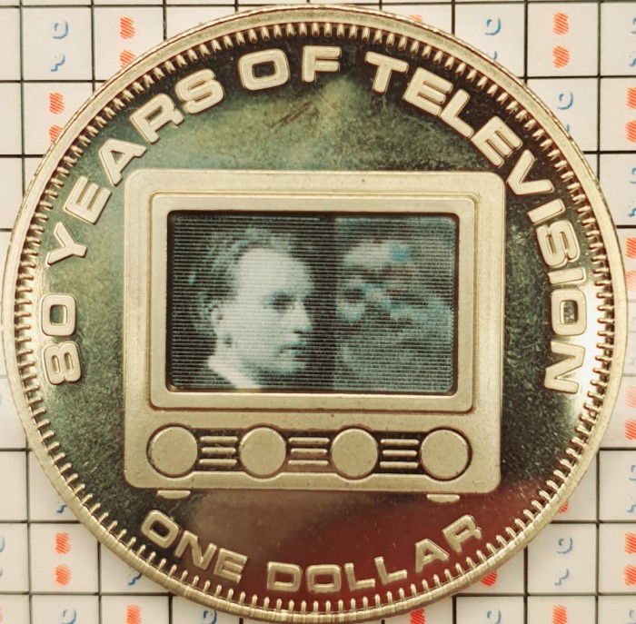 Insulele Cook 1 Dollar - Elizabeth II (Television) 2006 - A013