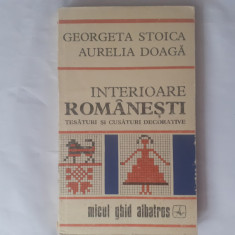 INTERIOARE ROMANESTI.GEORGETA STOICA.-1977 R3.